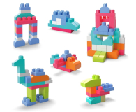 Mega Bloks Klocki Zestaw 60 el torba różowa - 331512 - zdjęcie 4